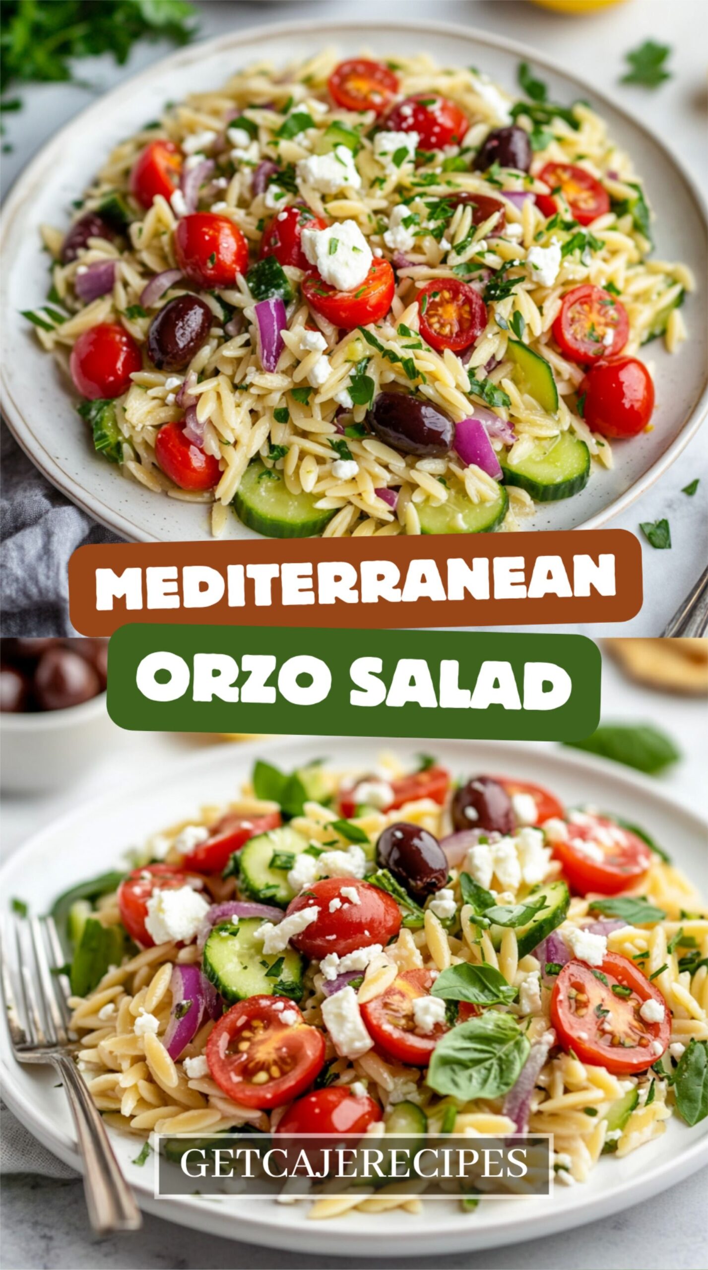 Easy Mediterranean Orzo Salad Recipe
