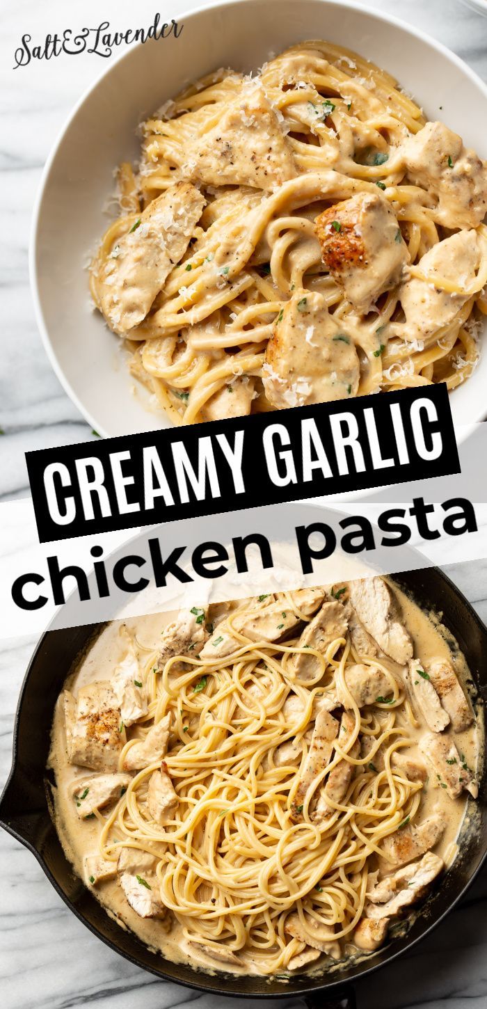 Creamy Garlic Chicken Pasta