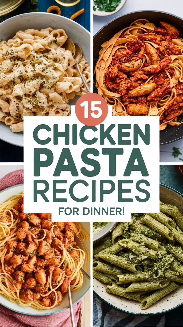 15 Delicious Chicken Pasta Dishes to Make for Dinner Tonight!