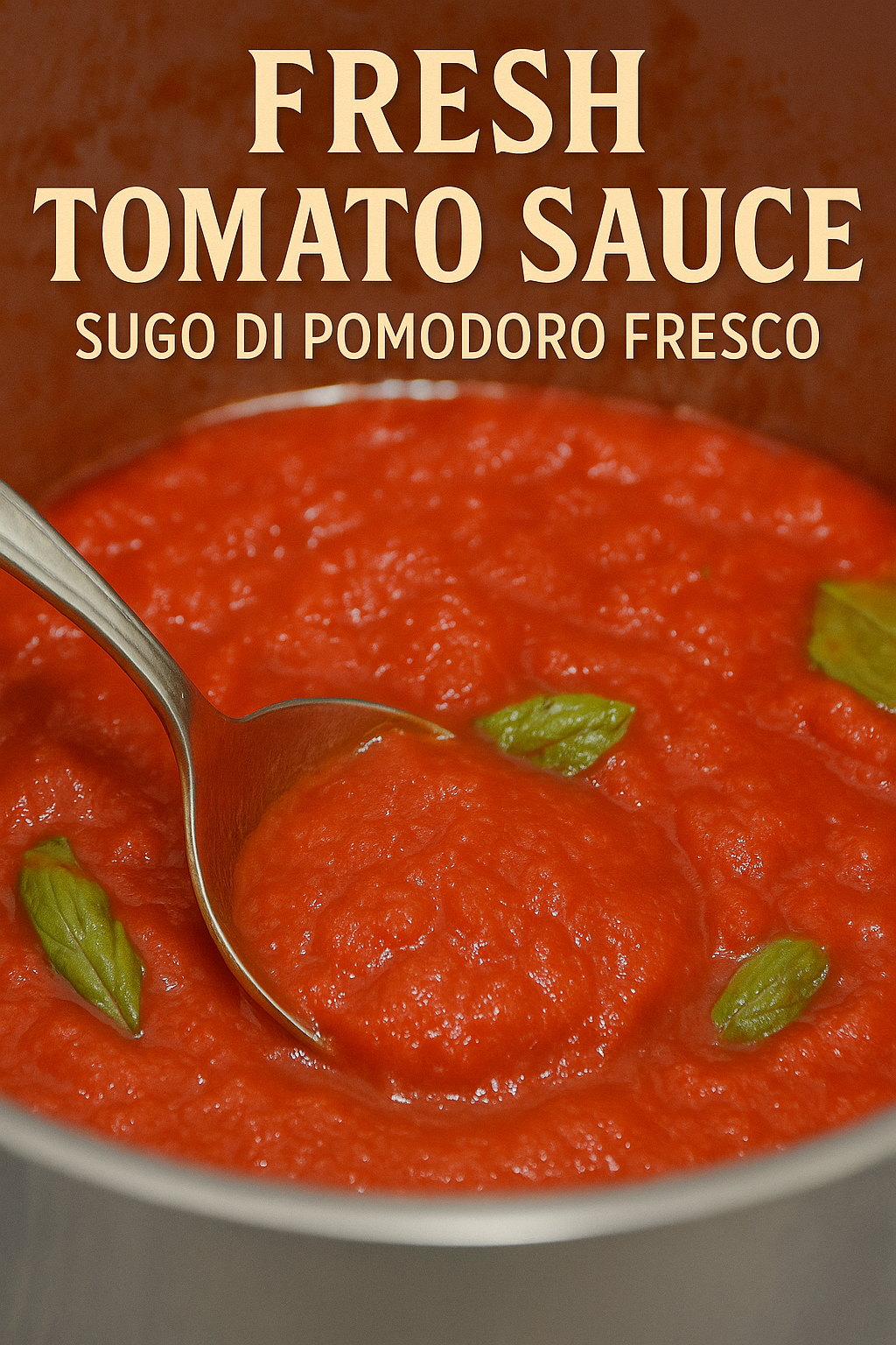 SUGO DI POMODORO FRESCO: NONNA'S FRESH TOMATO SAUCE