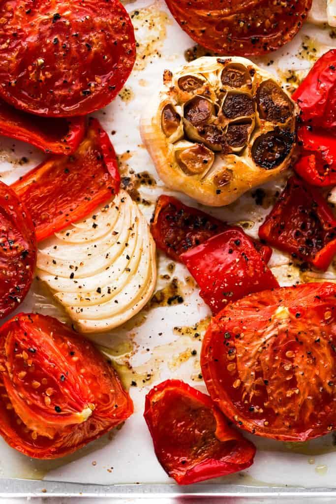 Roasted Red Pepper and Tomato Soup