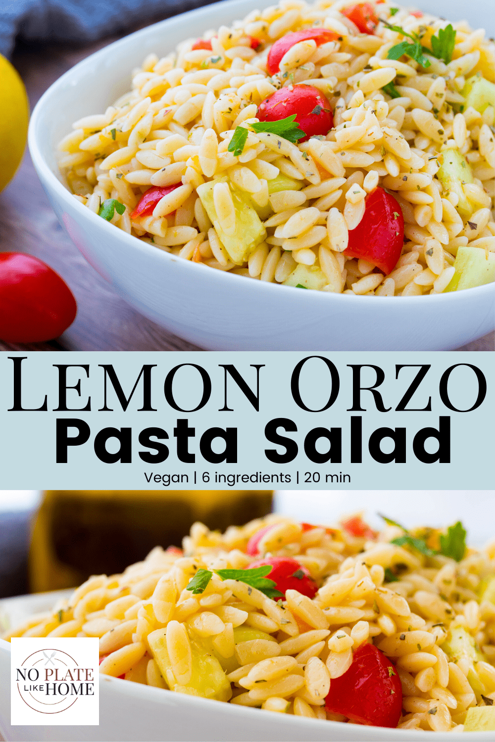 Lemon Orzo Pasta Salad