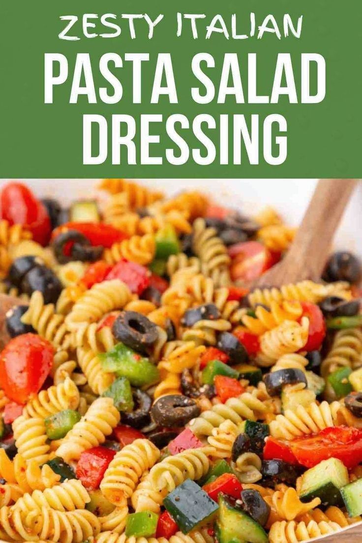 Homemade Zesty Italian Pasta Salad Dressing Recipe