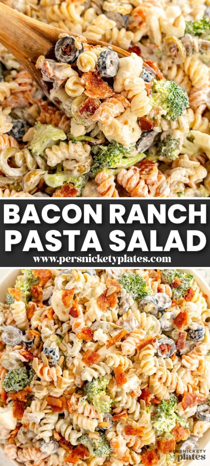 Bacon Ranch Pasta Salad