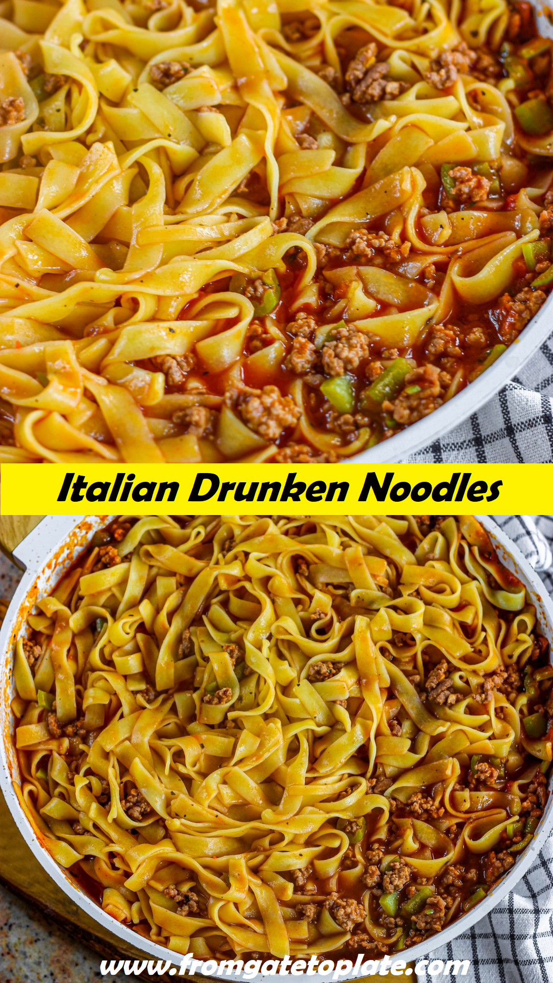 Italian Drunken Noodles