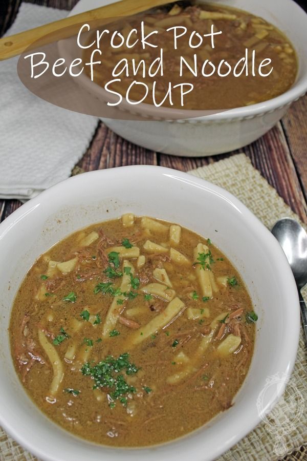 Beef and Noodle Soup