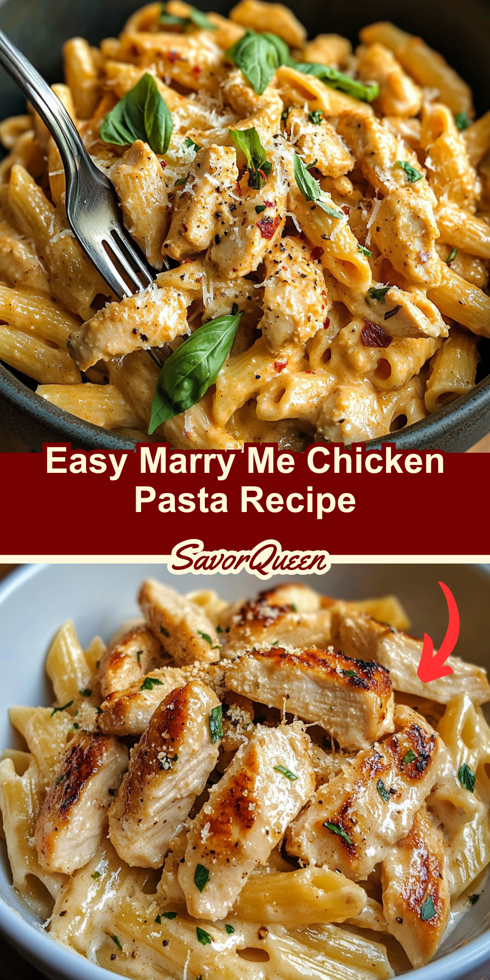 Easy Marry Me Chicken Pasta Recipe