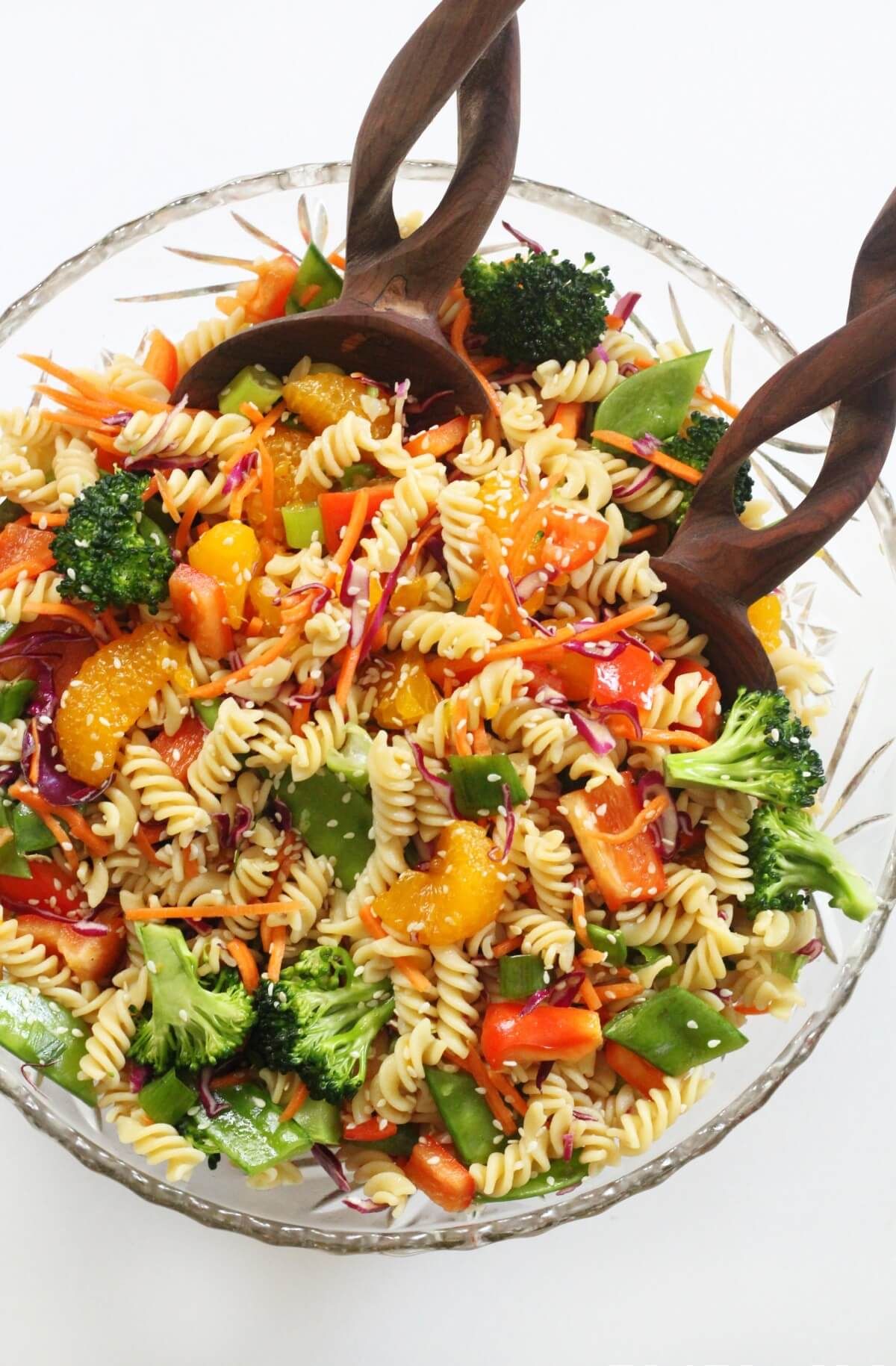 Asian Pasta Salad (Gluten-Free, Vegan)