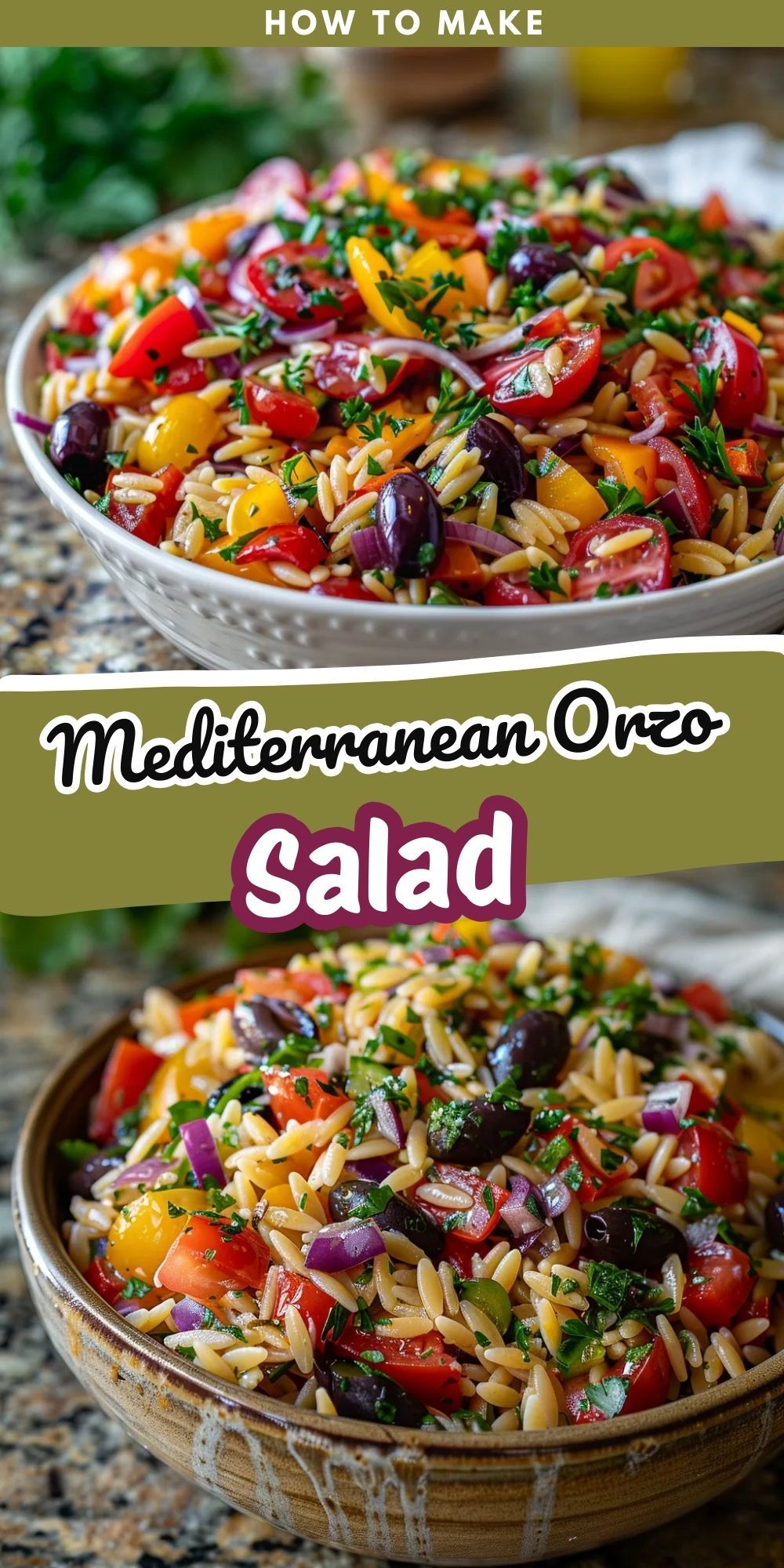 Delicious Mediterranean Orzo Salad Fresh Flavorful Recipe