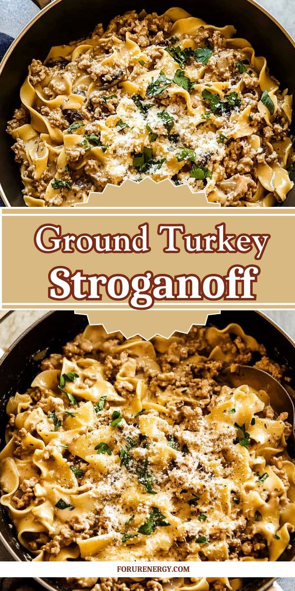 Creamy Turkey Stroganoff is a quick and tasty meal.