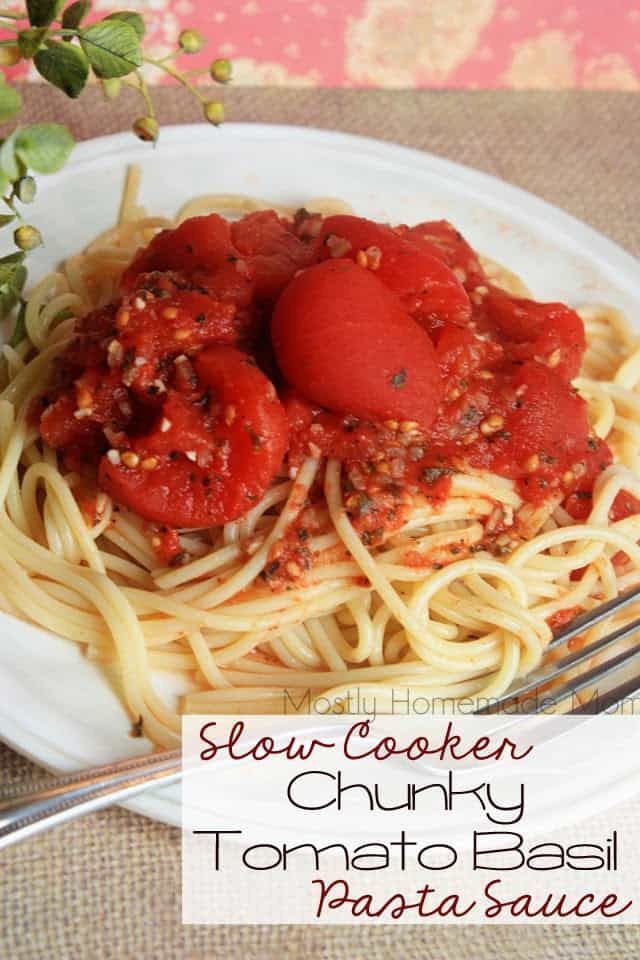 Slow Cooker Tomato Sauce