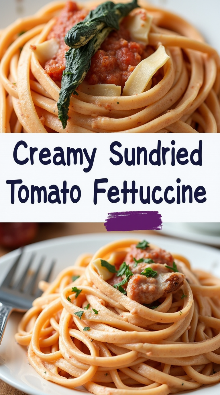 Creamy Sun-Dried Tomato Pasta