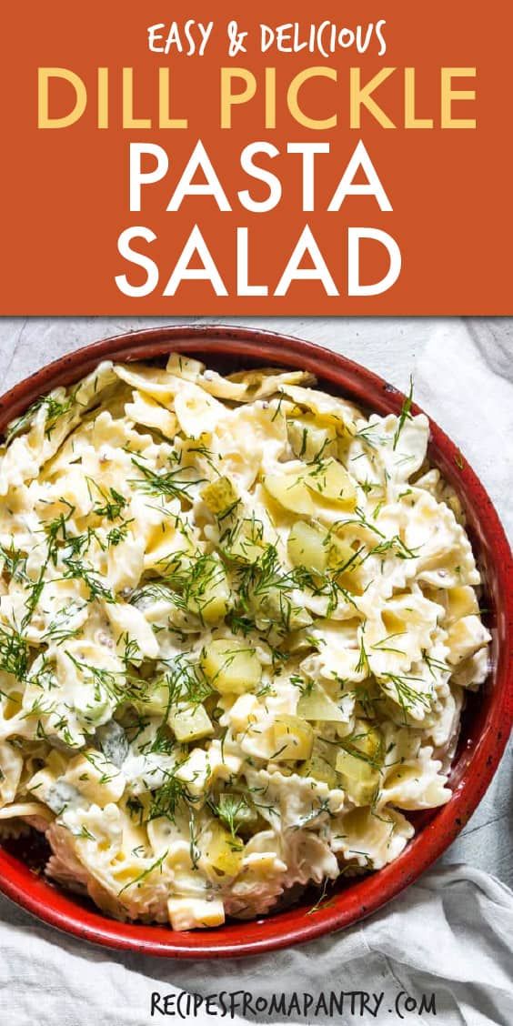 Dill Pickle Pasta Salad