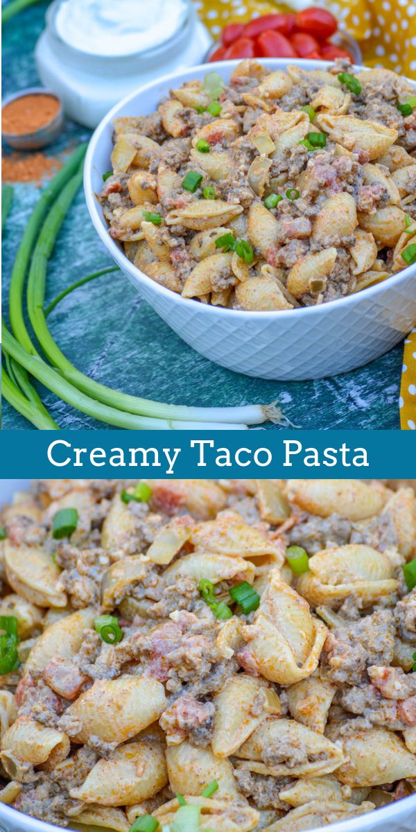 Creamy Taco Pasta