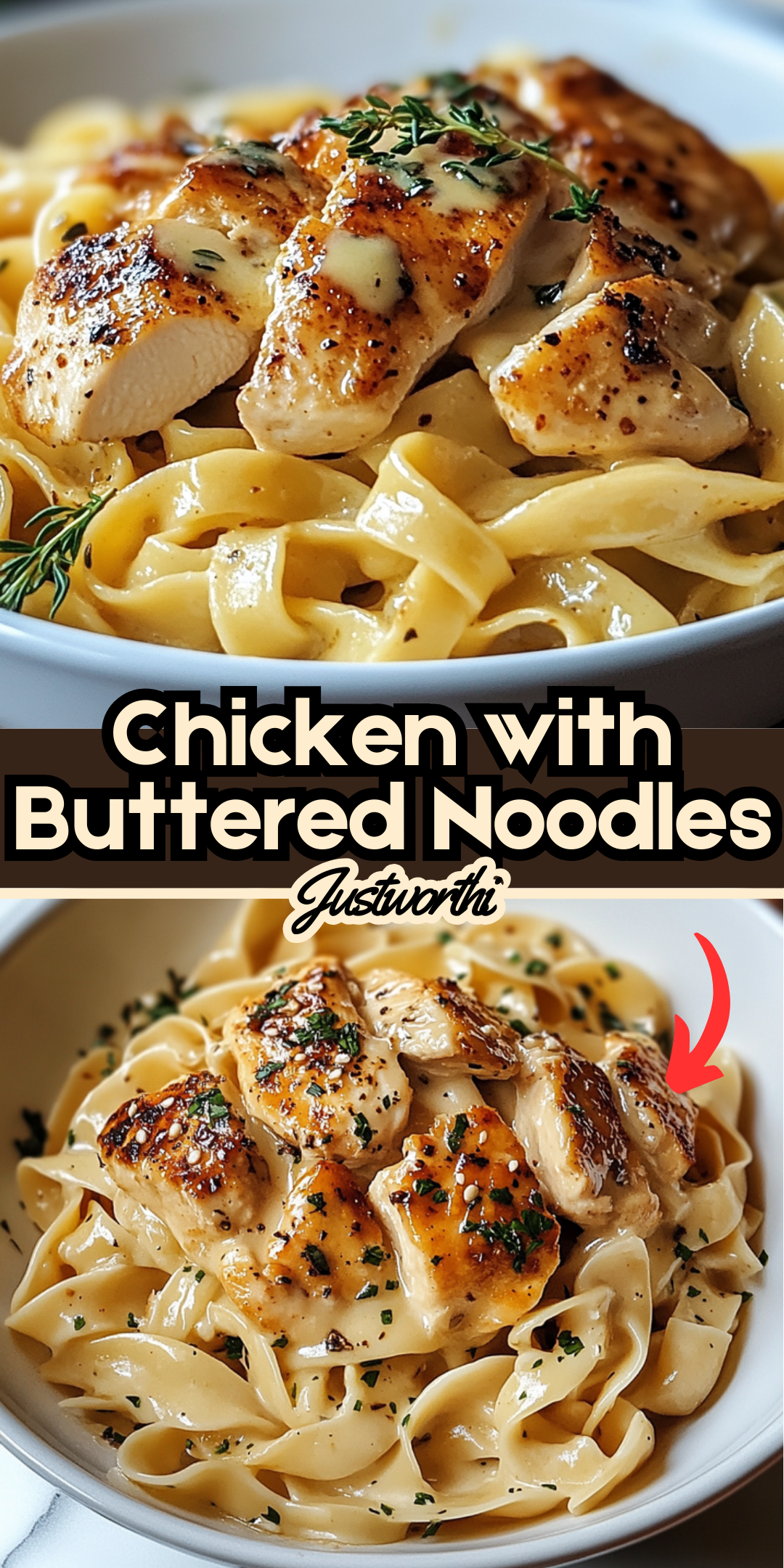 Chicken with Buttered Noodles
