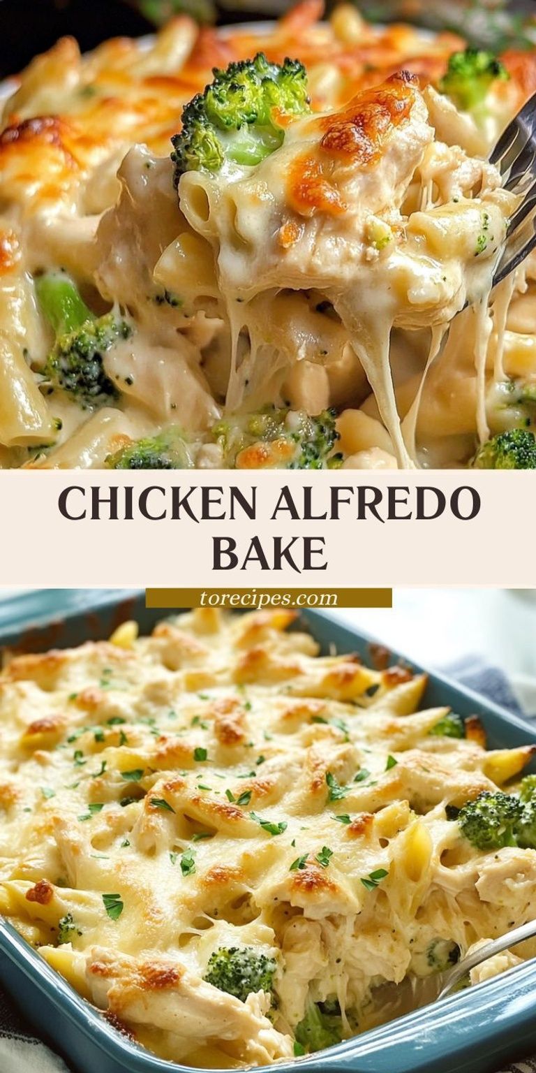 Irresistible Chicken and Broccoli Alfredo Bake Recipe