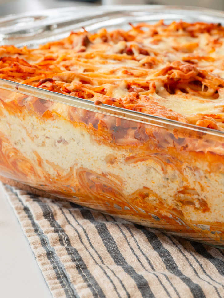 Baked Spaghetti Lasagna