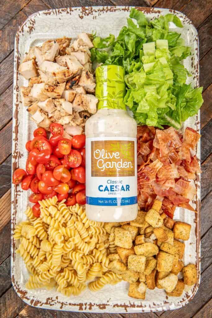 Chicken Caesar Pasta Salad - Plain Chicken
