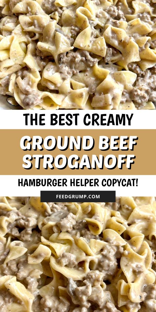 Ground Beef Stroganoff