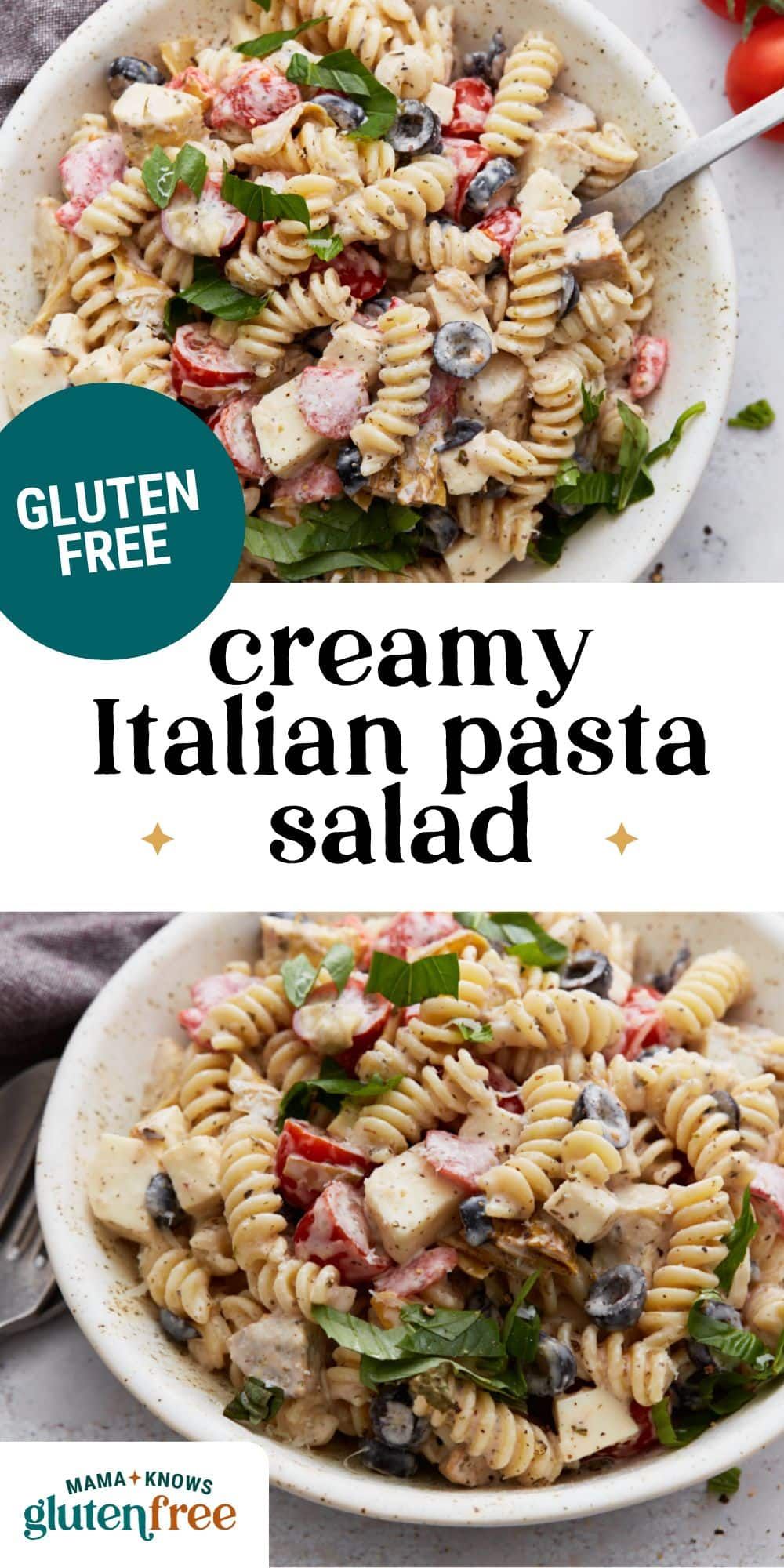 Creamy Italian pasta salad—fresh, easy, and perfect for summer!