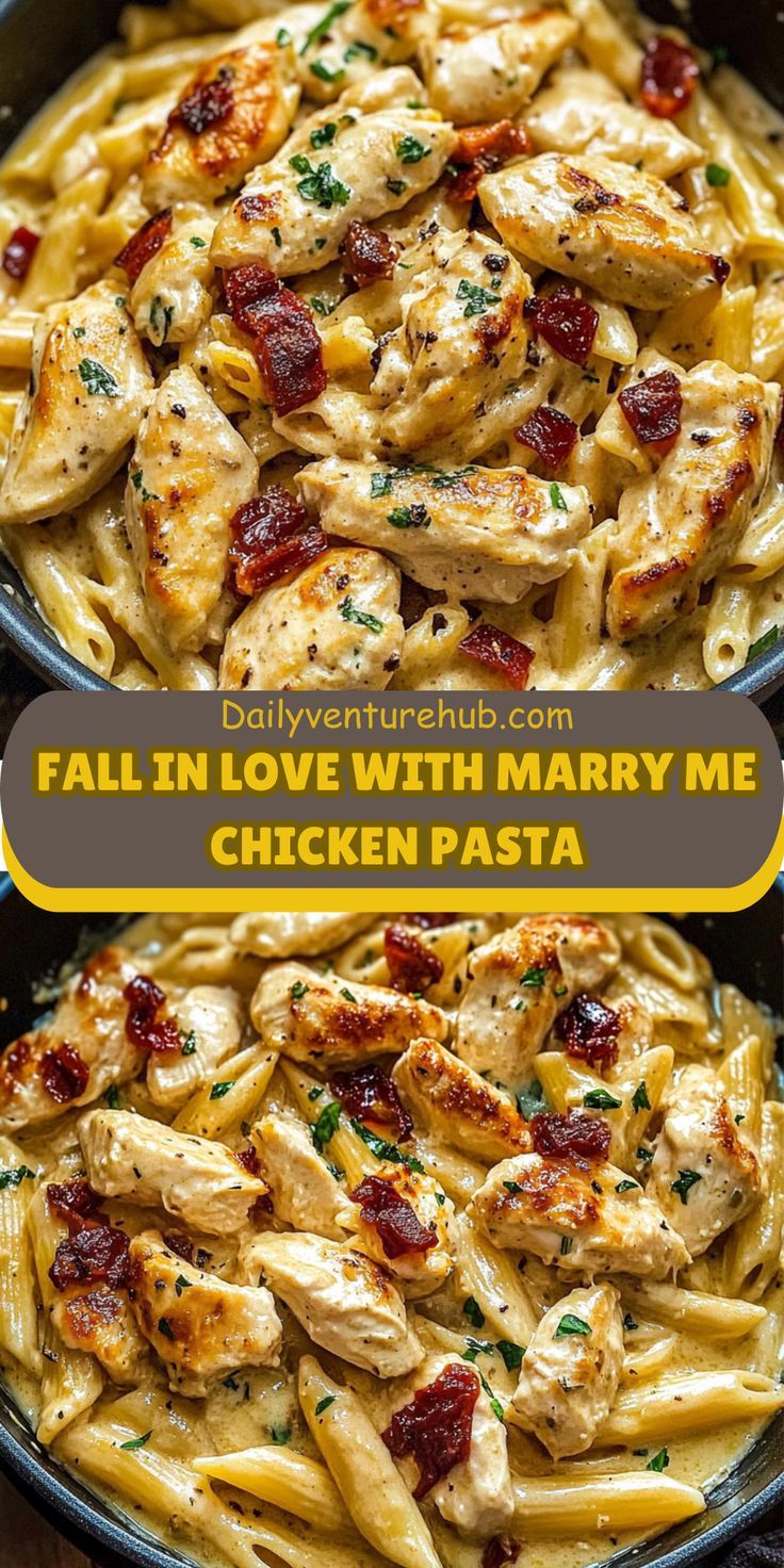 Fall in Love with Marry Me Chicken Pasta