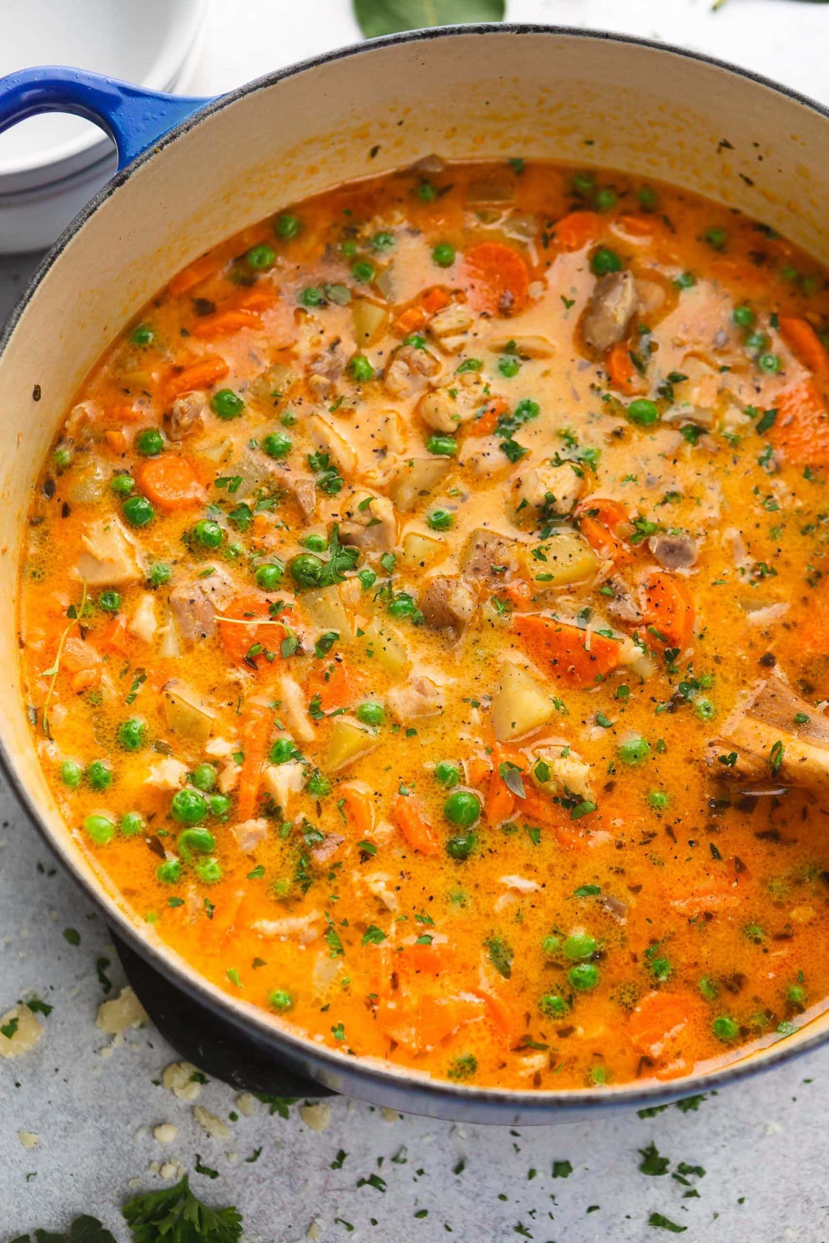 Slow Cooker Chicken Stew - Oh Sweet Basil