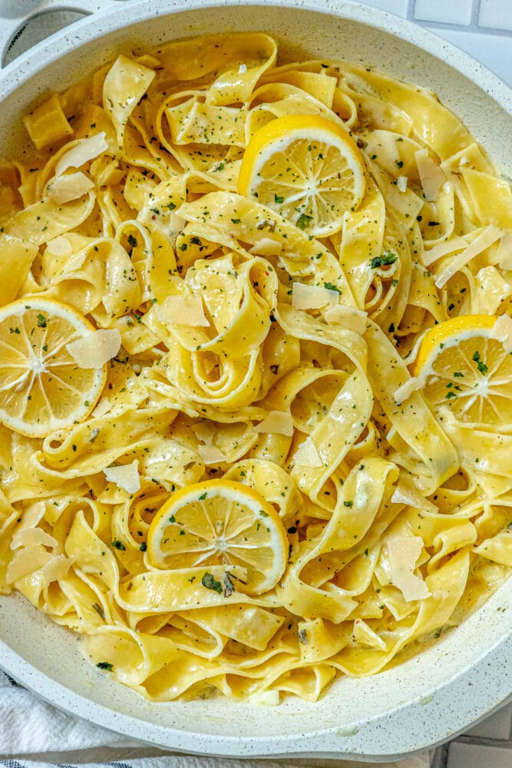 Creamy Lemon Garlic Pasta