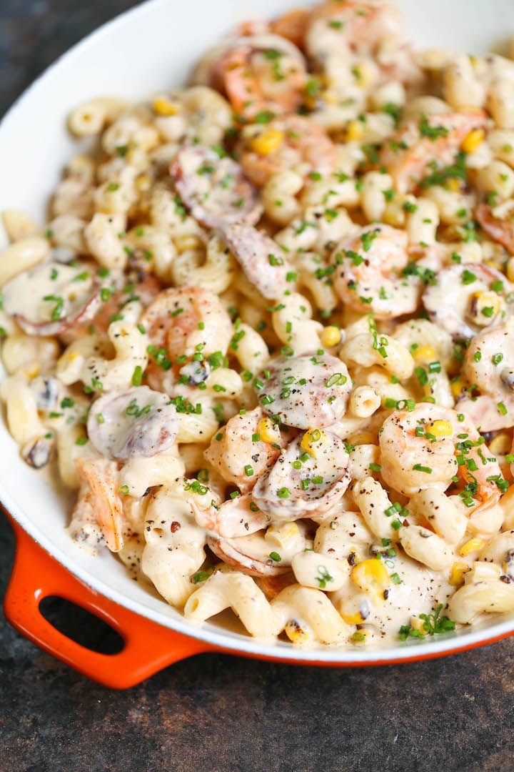 Creamy Shrimp Boil Pasta