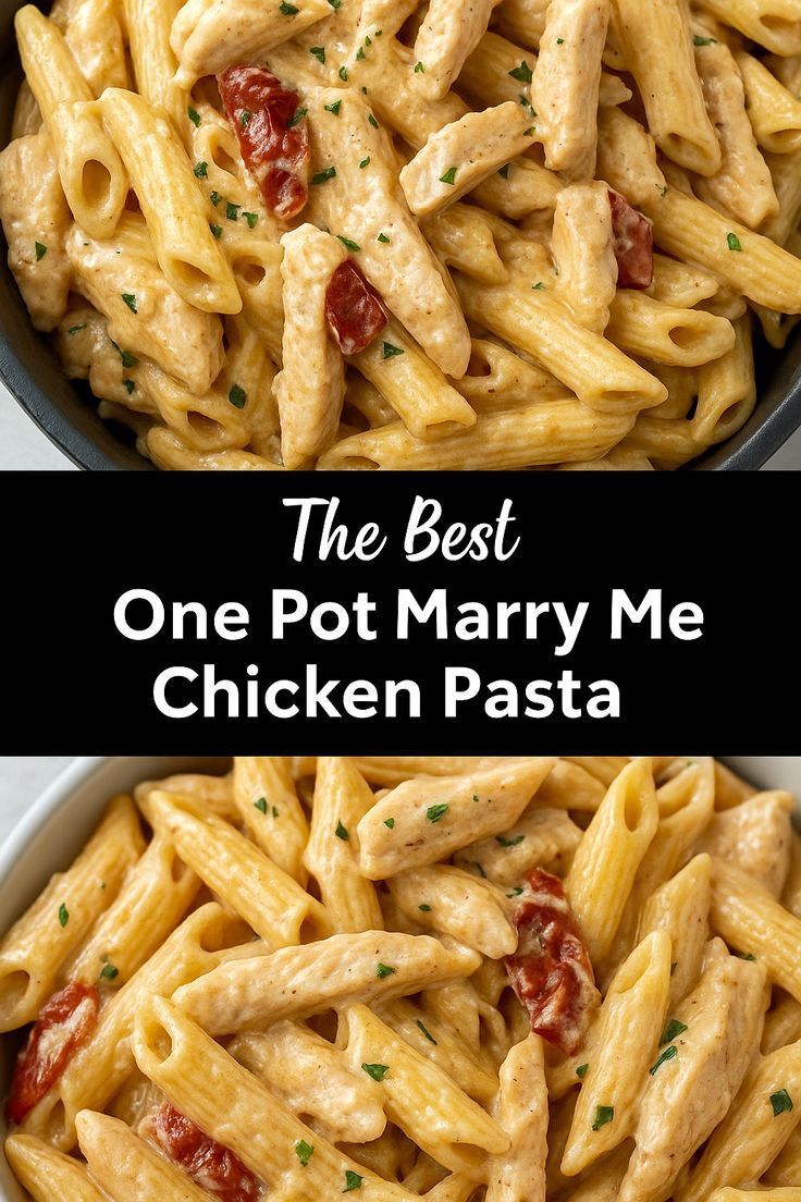 Easy Crock Pot Marry Me Chicken Pasta – Set It and Swoon!