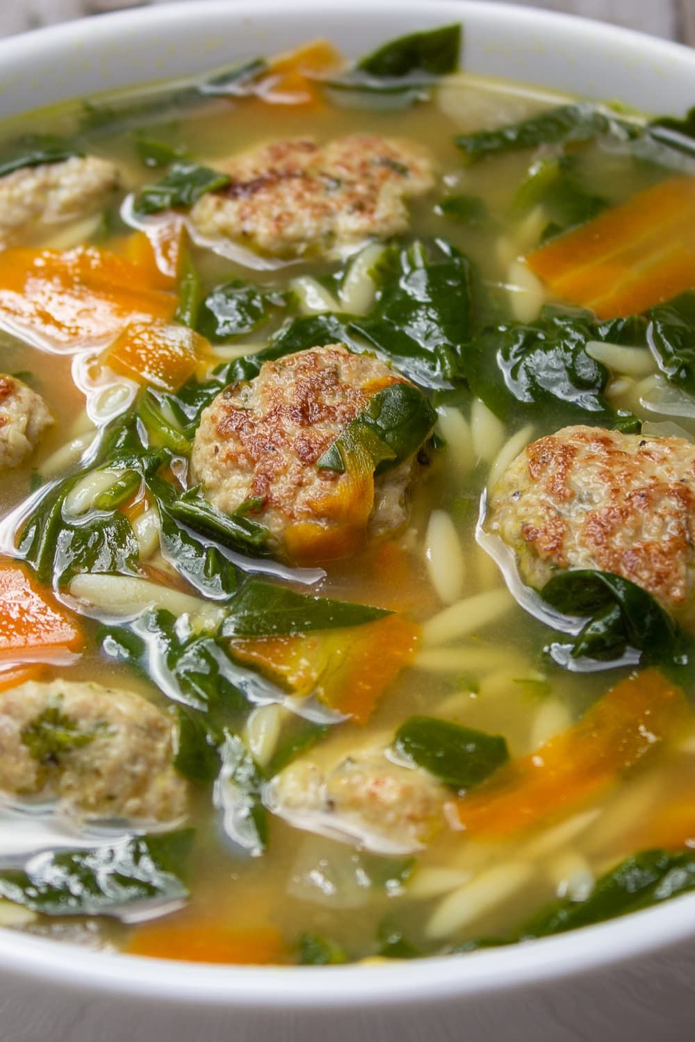 Chicken Meatball Soup with Zest (30 Minutes)
