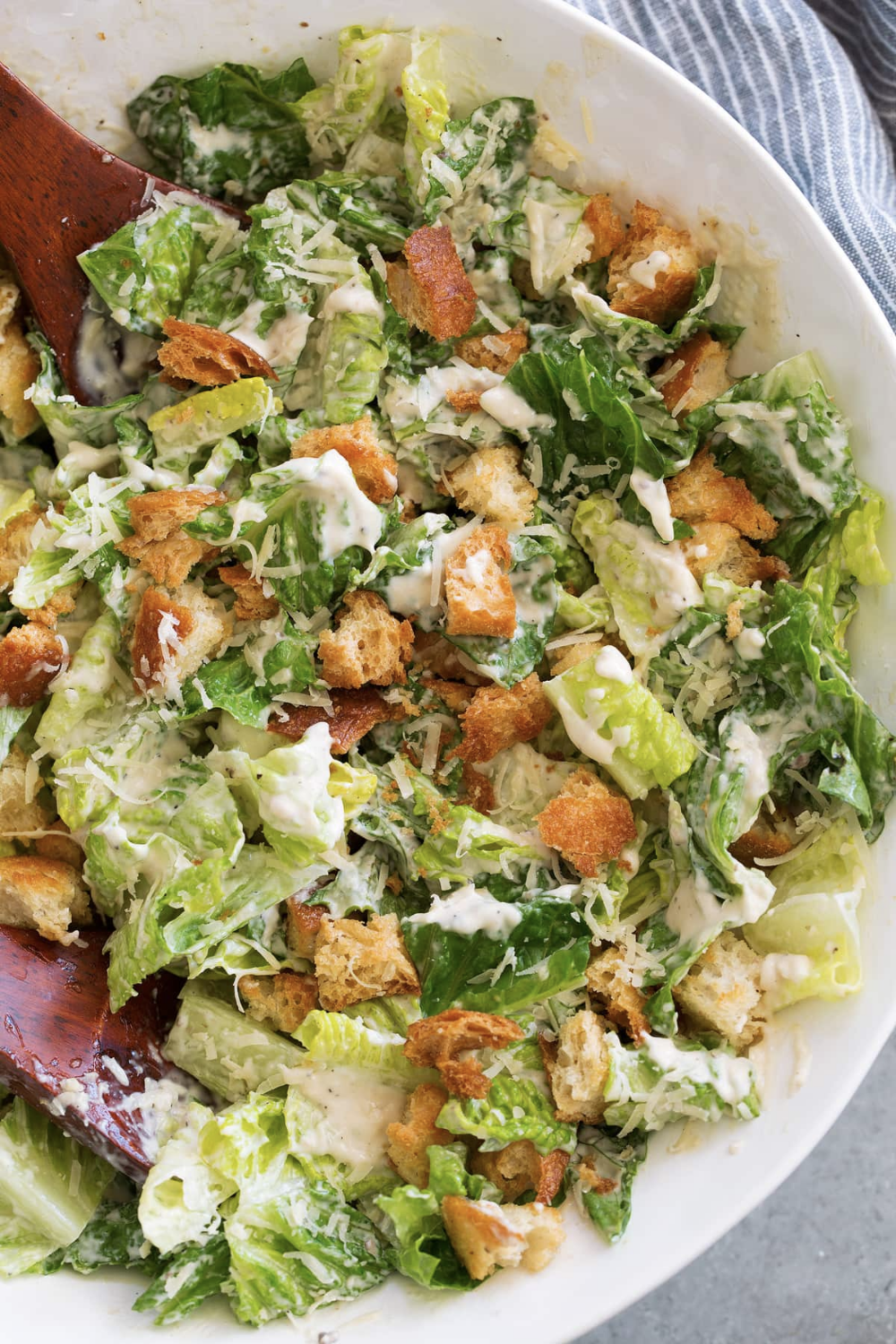 Caesar Salad with Homemade Caesar Salad Dressing - Cooking Classy