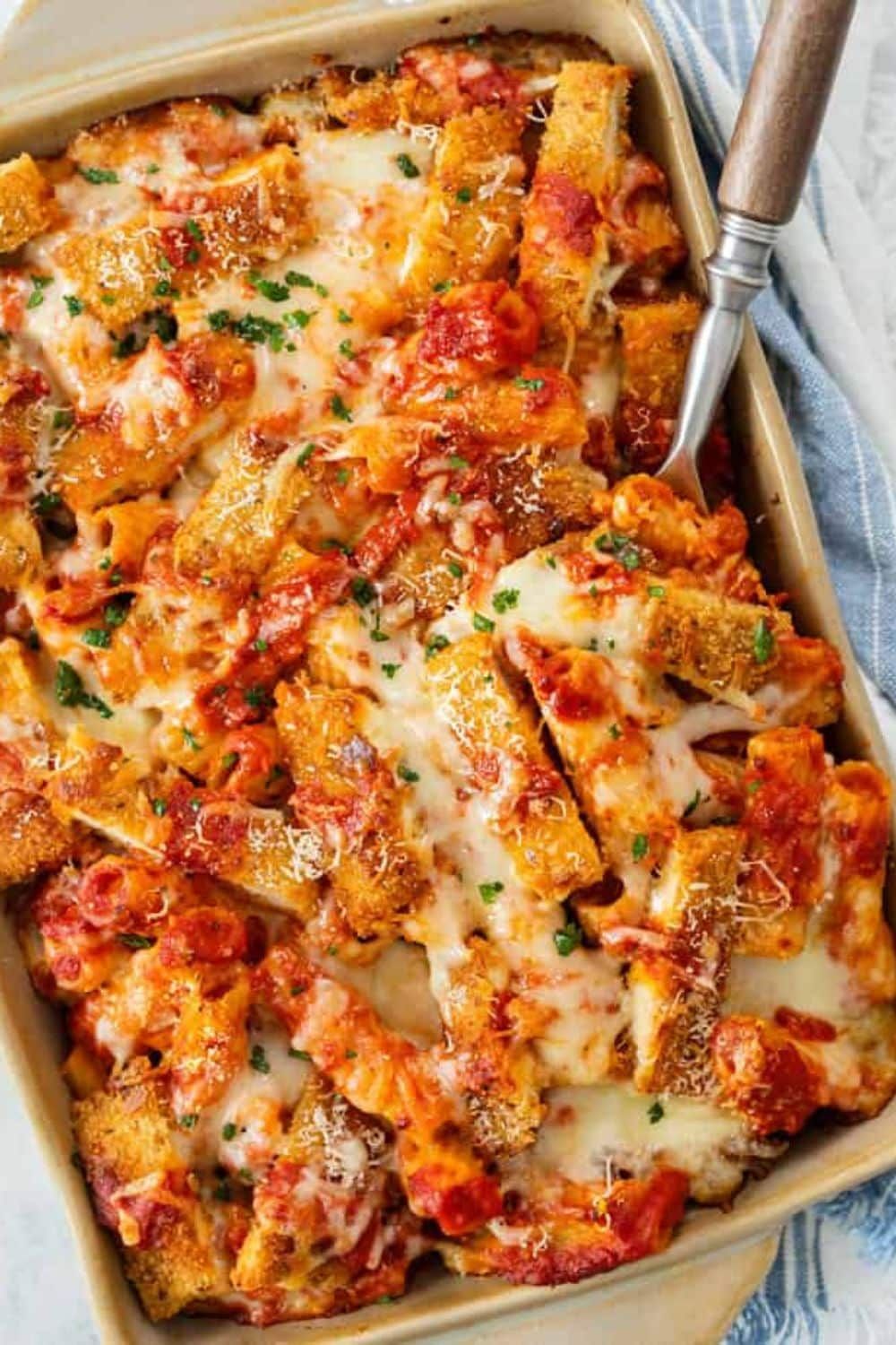 Pioneer Woman Chicken Parmesan Casserole - Delish Sides