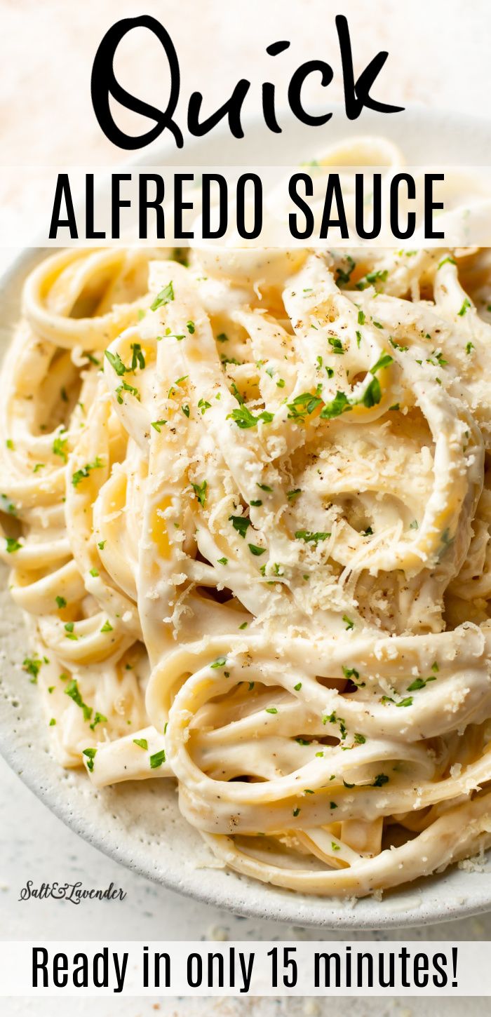 Quick and Easy Alfredo Sauce