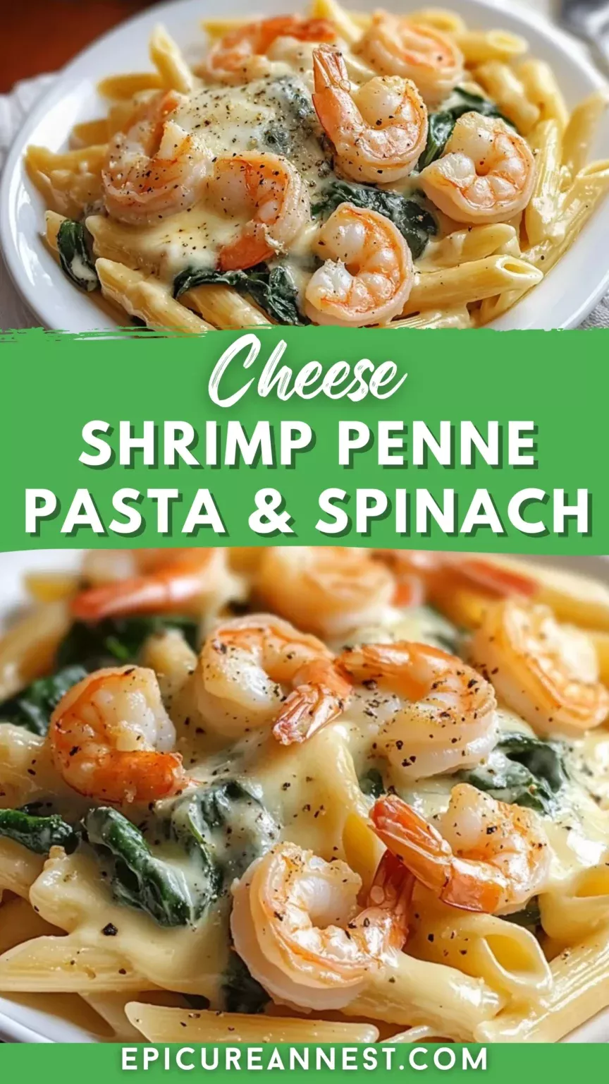 Cheese Shrimp Penne Pasta & Spinach: A Creamy Delight That Feels Like Home