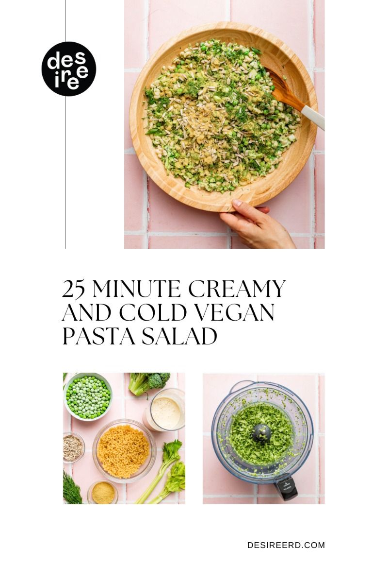 Quick & Creamy Vegan Pasta Salad in 25 Minutes