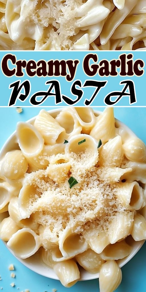 Creamy Garlic Pasta with Parmesan & Herbs
