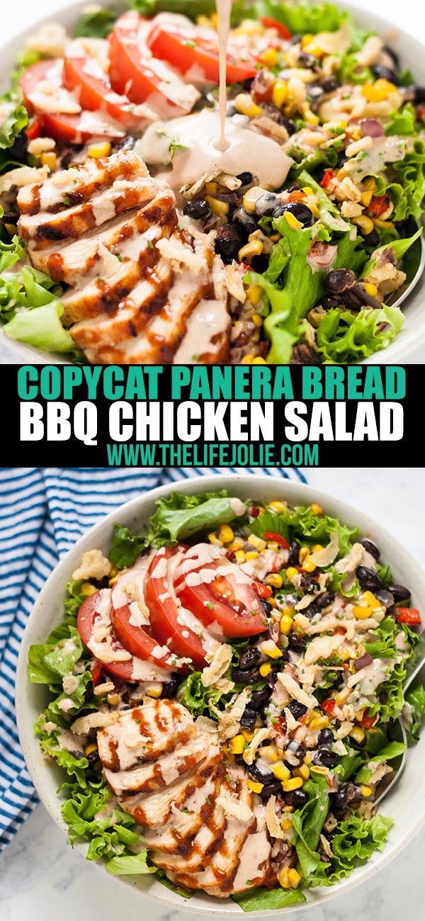 Copycat Panera Chicken BBQ Salad Recipe