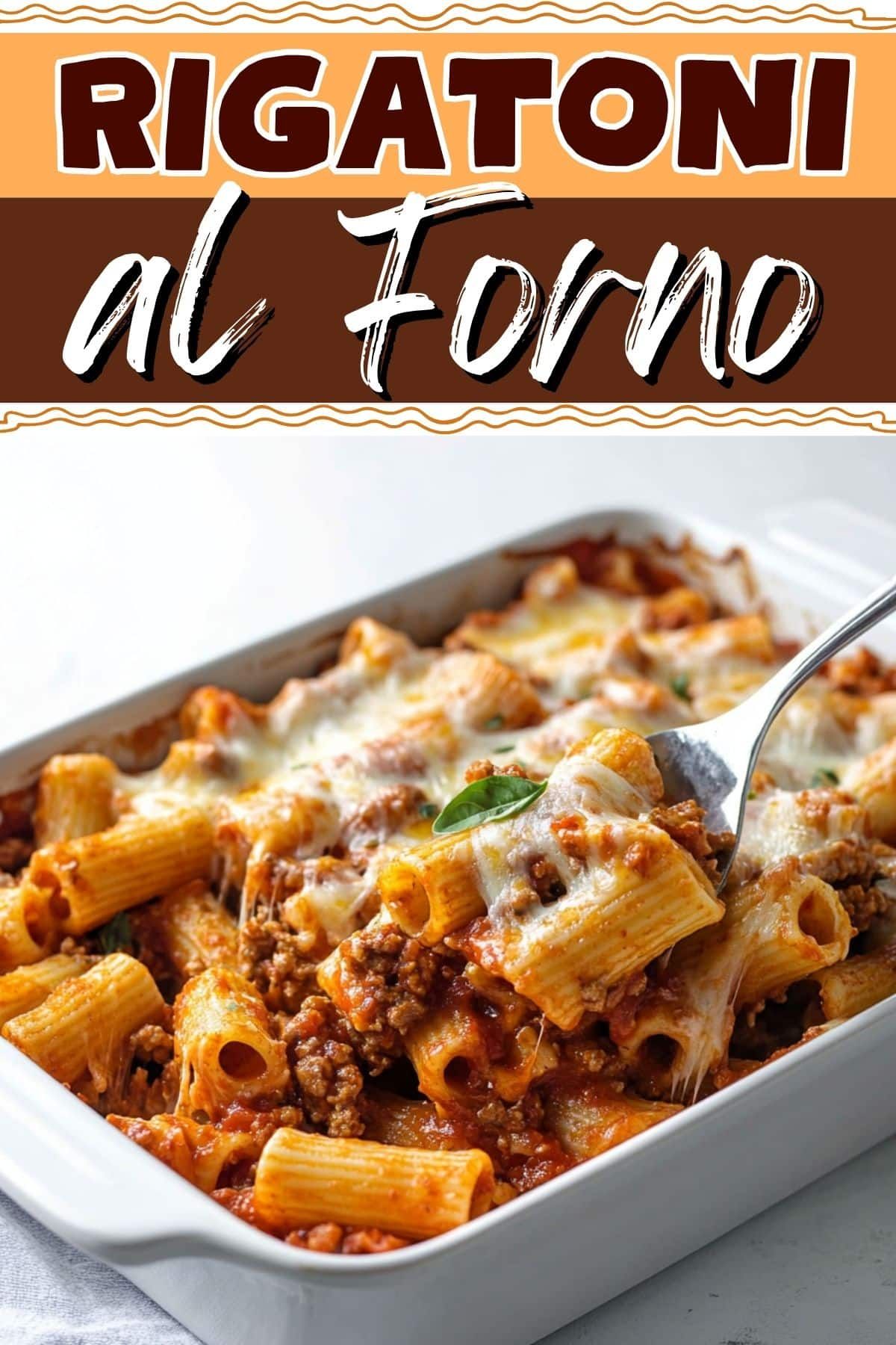 Rigatoni al Forno with Meat Sauce