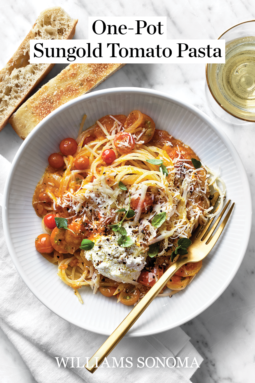 One-Pot Sungold Tomato Pasta