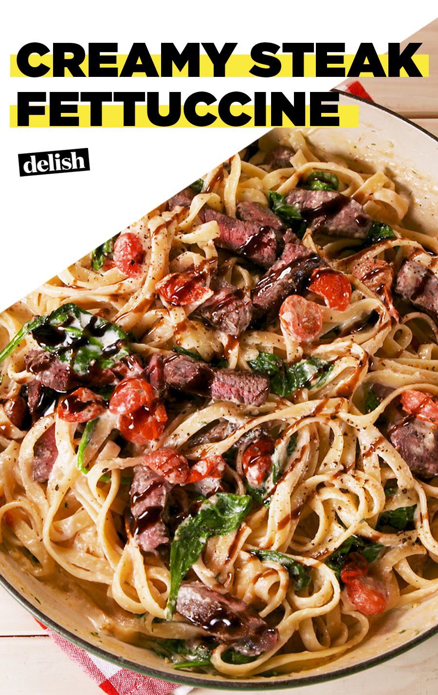Creamy Steak Fettuccine Lets You Have Two Fancy Mains In One