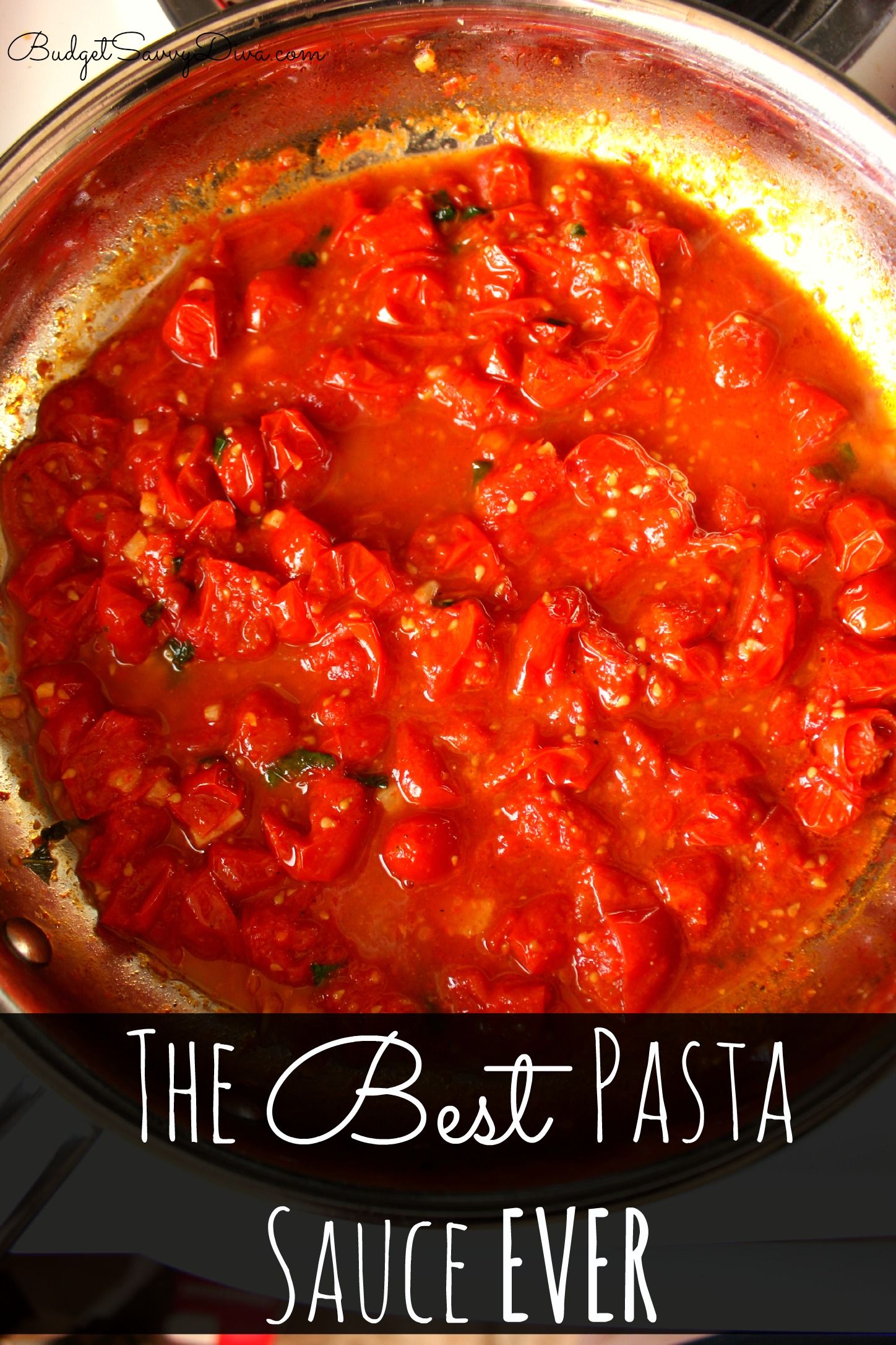 The Best Pasta Sauce Ever Recipe  - Budget Savvy Diva