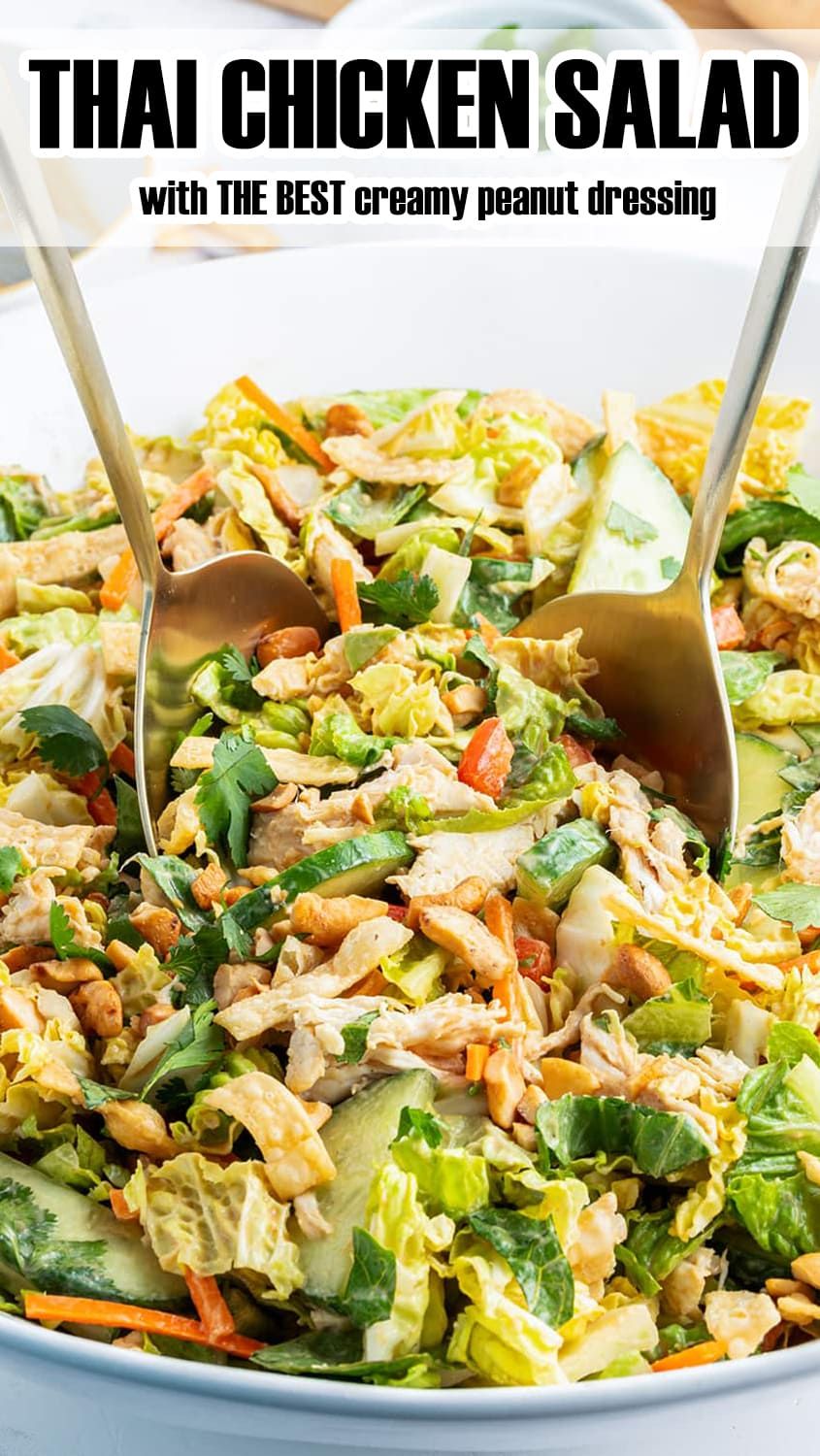 Thai Chicken Salad - Like Mother Like Daughter