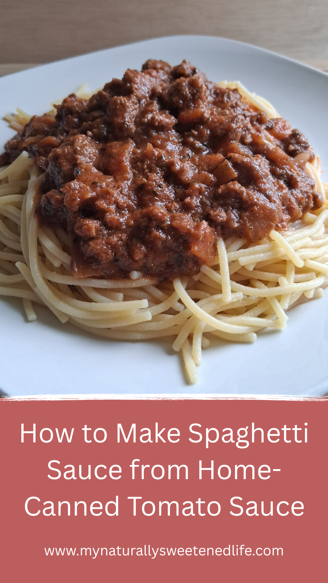 How to Make Spaghetti Sauce from Home-Canned Tomato Sauce