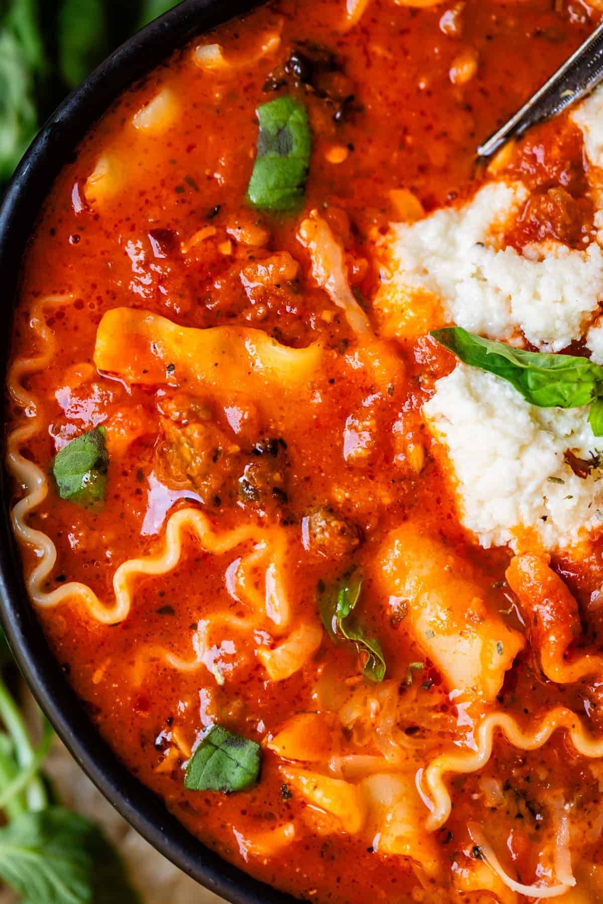 Lasagna Soup