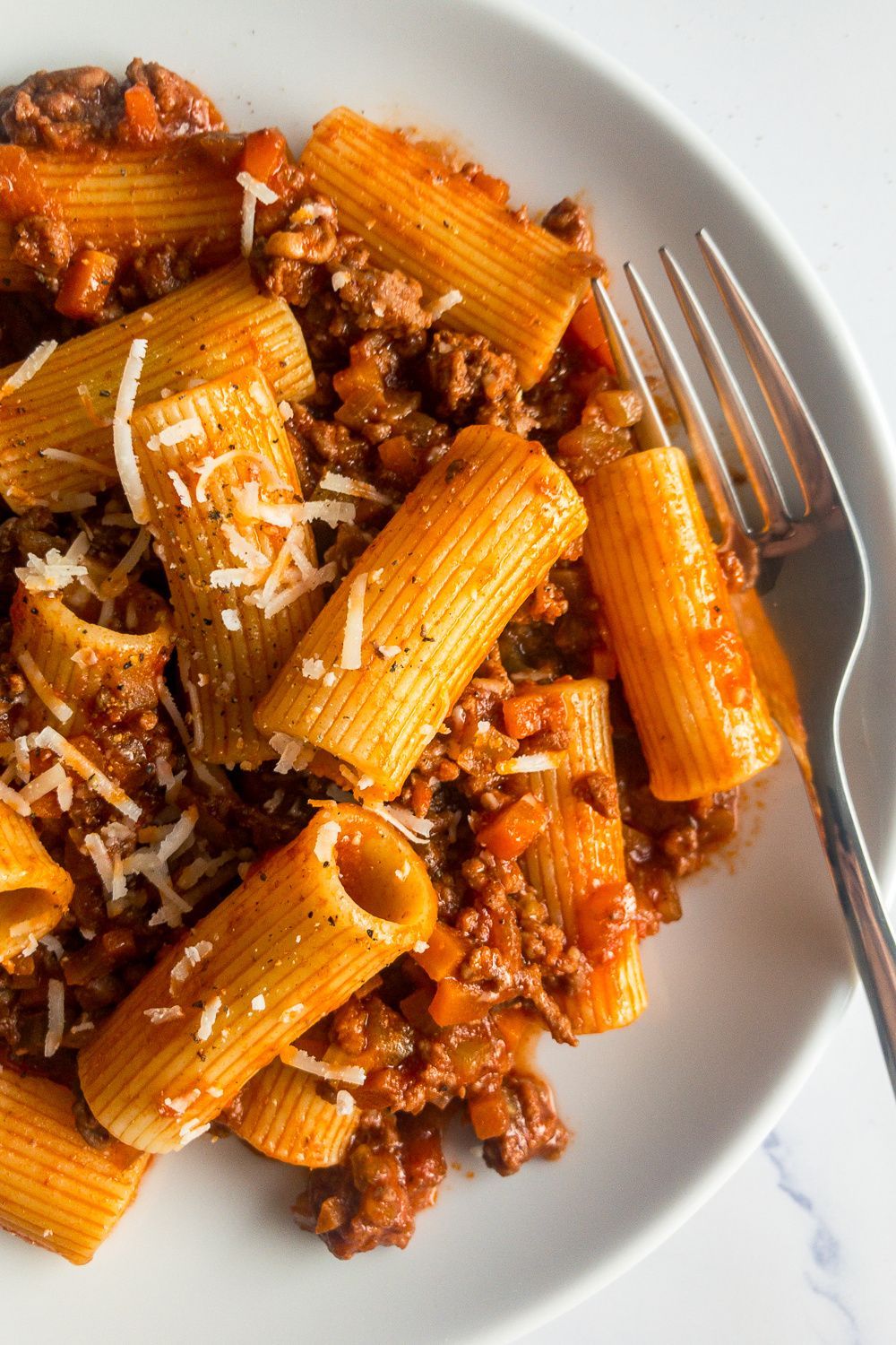 Easy Rigatoni Bolognese
