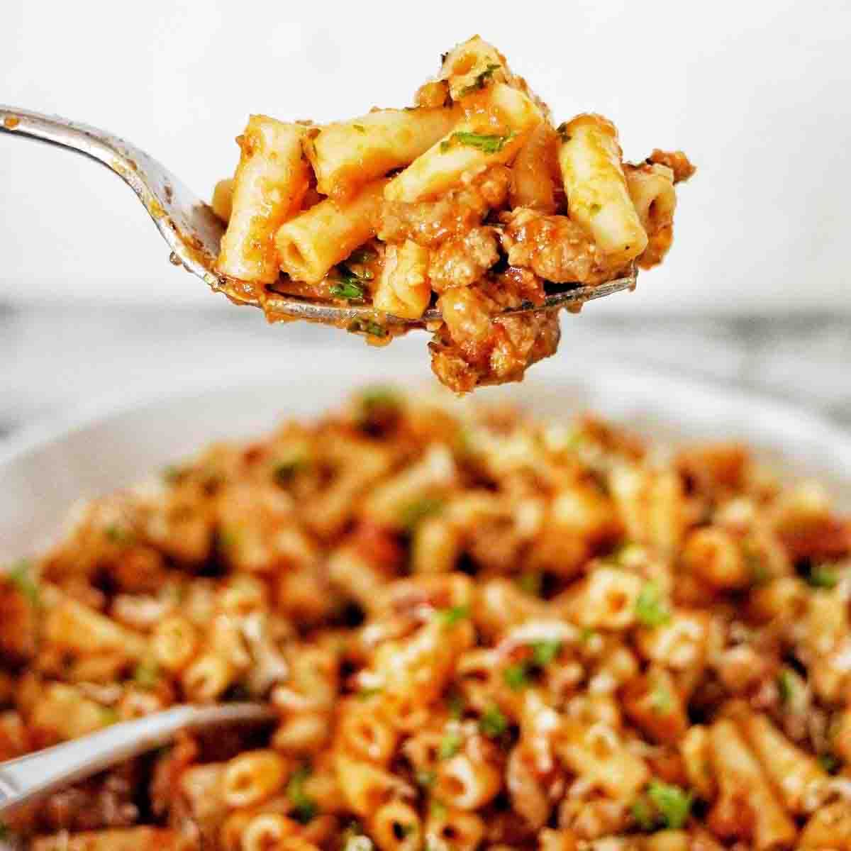 Macaroni Bolognese