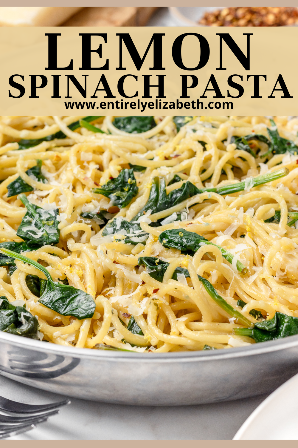 Lemon Spinach Pasta