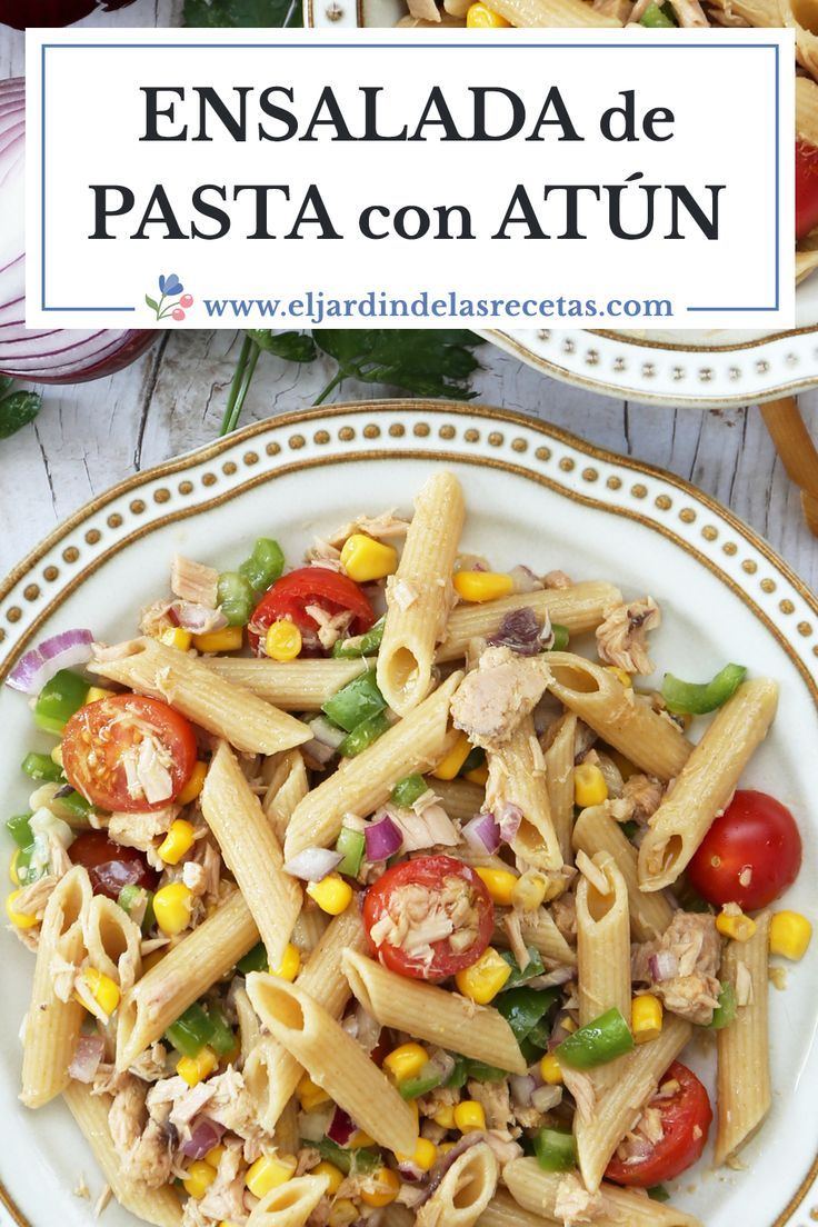 Ensalada de pasta con atún