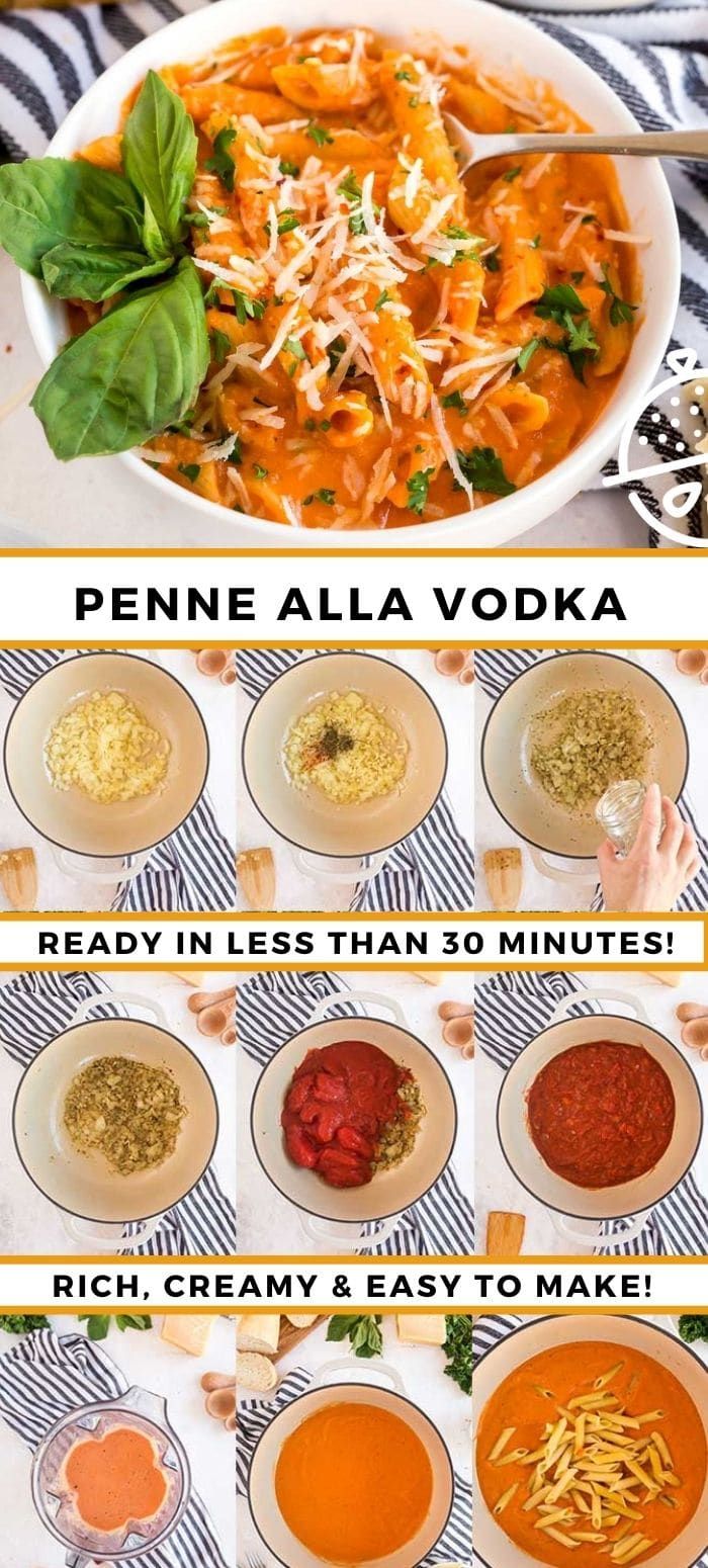Creamy Penne A La Vodka