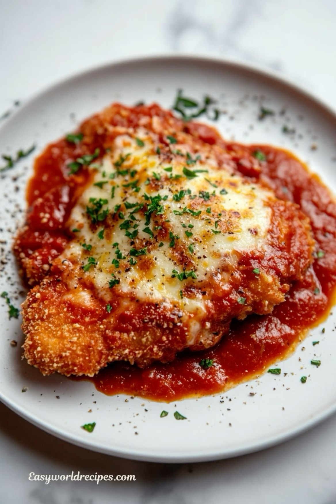 Chicken Parmesan with Tomato Sauce Recipe - Classic Italian Comfort Food